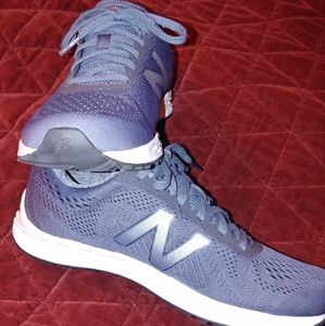 New Balance Fresh Foam blue grey shoes